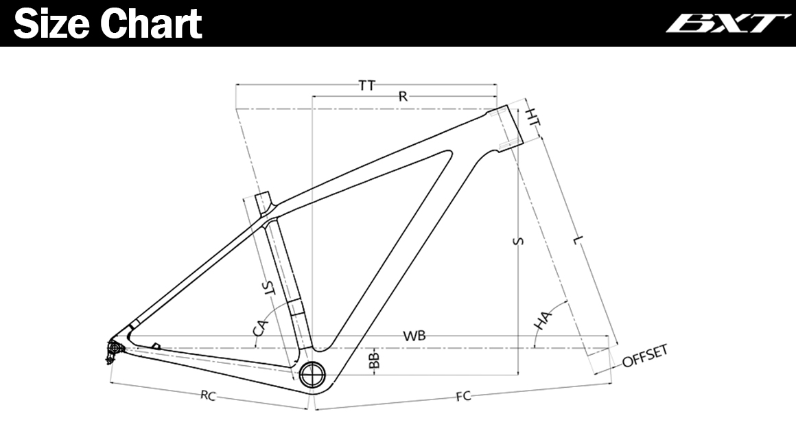 29er boost carbon bicycle mountain frame