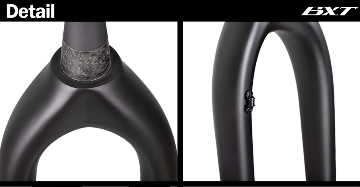 mtb carbon fork detail