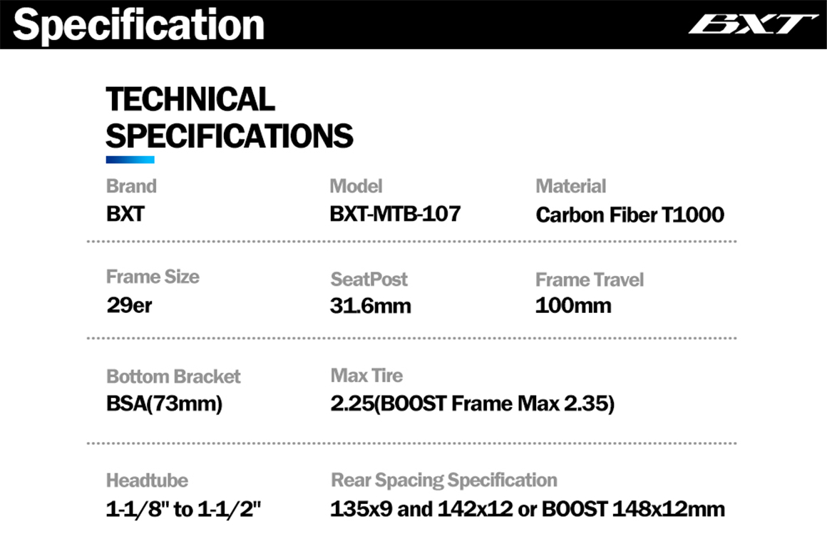 29" carbon mtb frame full suspension