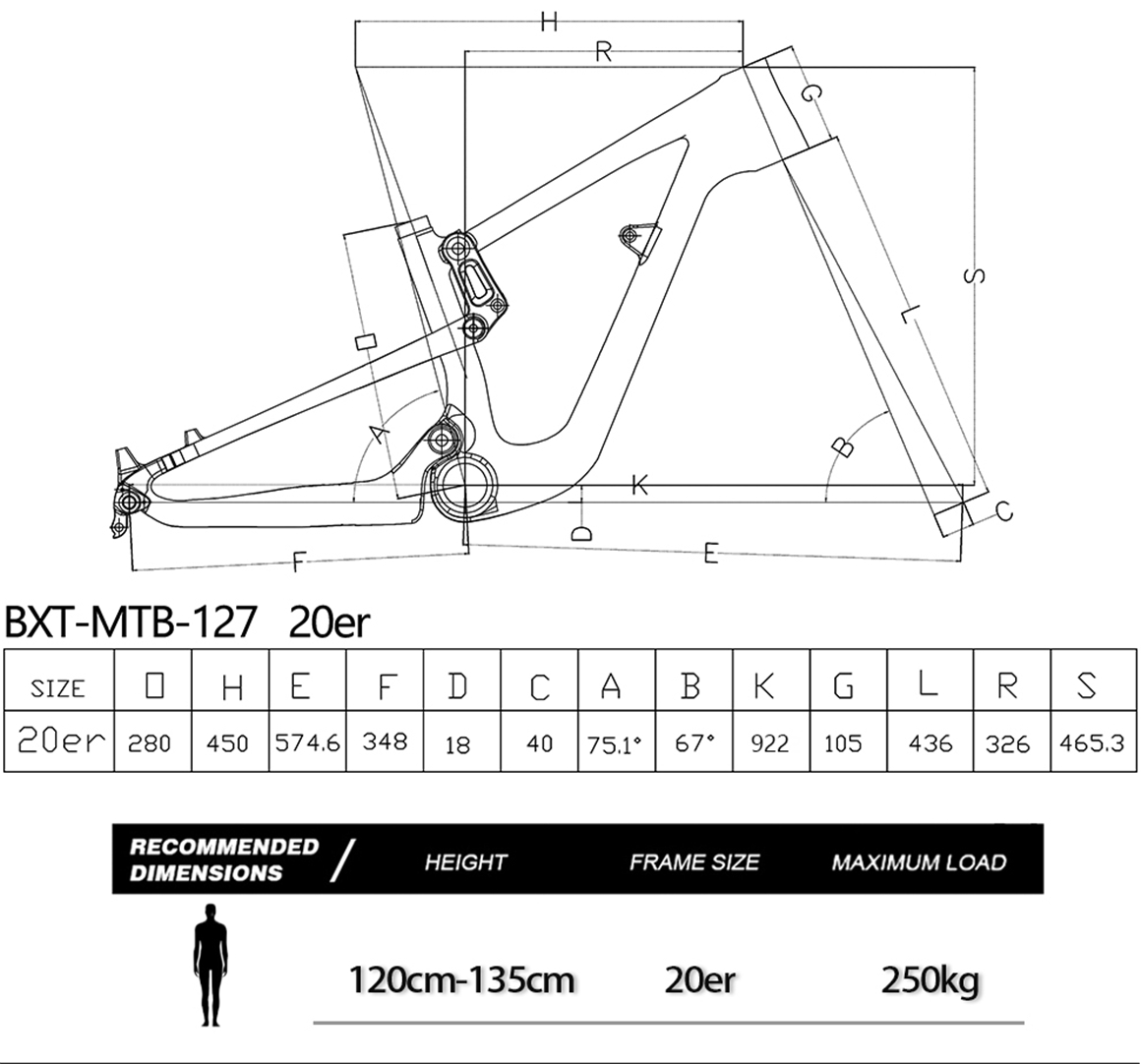 Frame Travel 80mm Suspension MTB