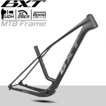 BXT-MTB-086 carbon MTB frame T1000 29er hardtail Boost 148 UDH